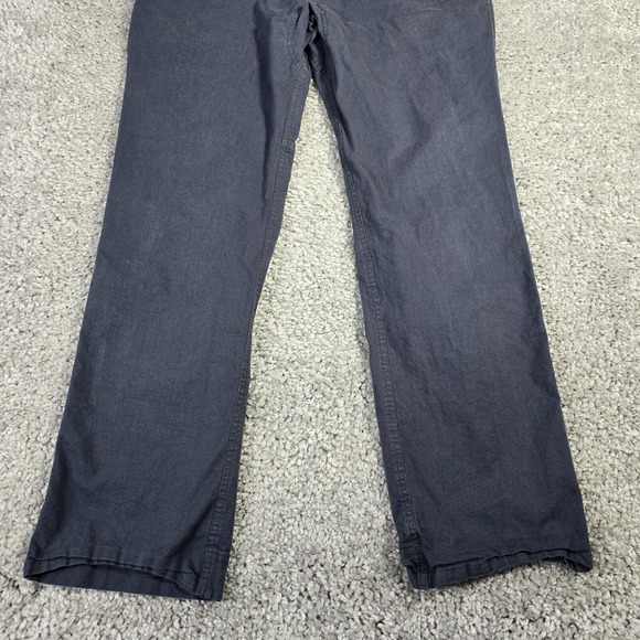 Flylow Ditch Pants Mens XL (35 x 32) Blue Canvas Chino HIking Outdoors‎ - Picture 1 of 2